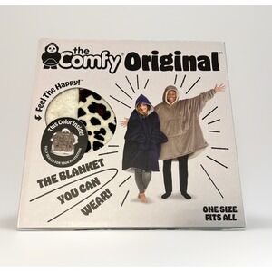 The Comfy Wearable Blanket Unisex OS Leopard Original Oversized Sherpa Hoodie